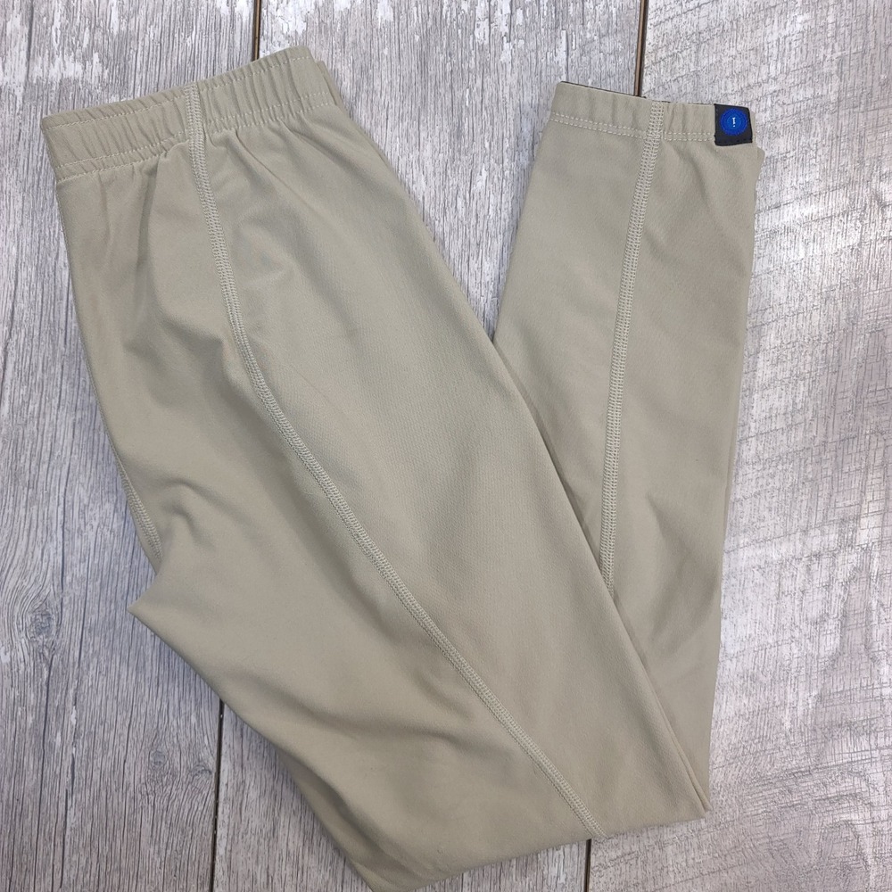 Irideon Riding Tights Youth XL Tan Suede Thigh Patch Breeches Pant